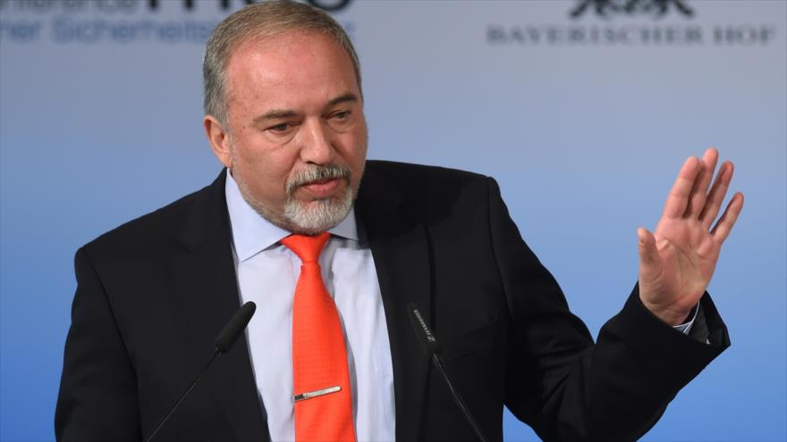 El ministro israelí de asuntos militares, Avigdor Lieberman, durante la Conferencia de Seguridad de Múnich, 19 de febrero de 2017.