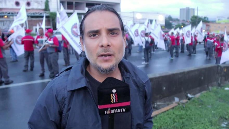 Trabajadores panameños protestan contra aumento de impuestos