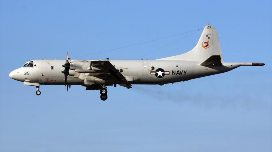 El Lockheed P-3 Orion, un avión de patrulla marítima desarrollado de las Fuerzas Áereas de EE.UU.