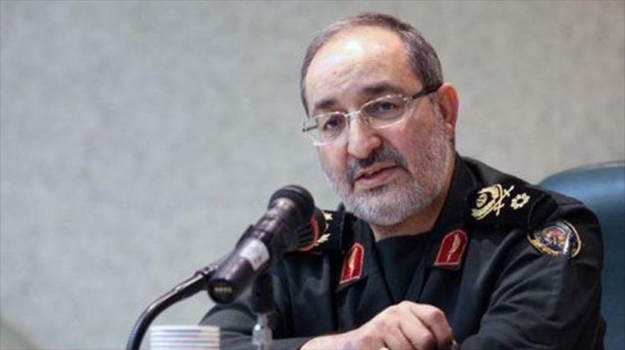 El general Seyed Masud Yazayeri, portavoz jefe de las Fuerzas Armadas de Irán. 