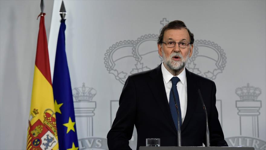 Rajoy amenaza con suspender la autonomía de Cataluña
