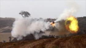 Artillería israelí bombardea objetivos de HAMAS en Gaza