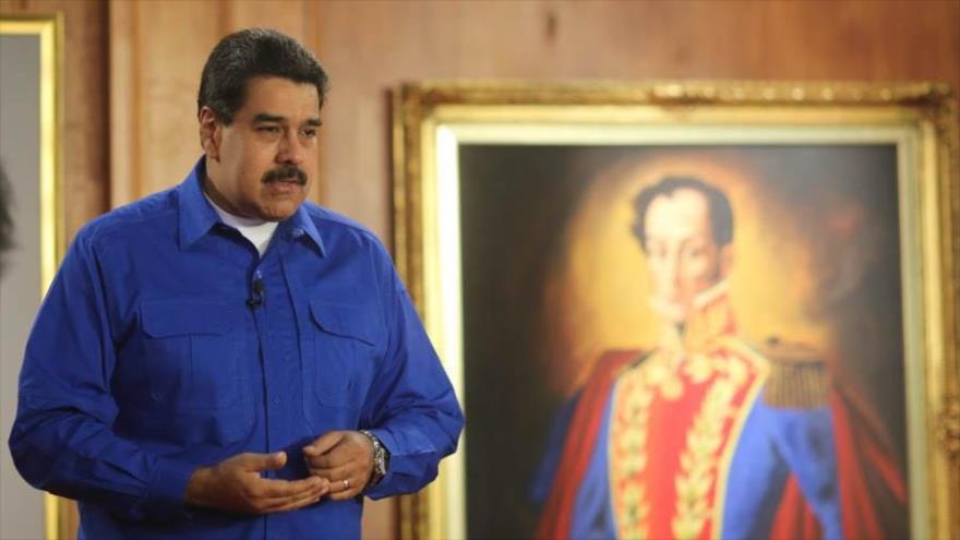 El presidente venezolano, Nicolás Maduro, asiste al programa ‘Los domingos con Maduro’, 8 de octubre de 2017.