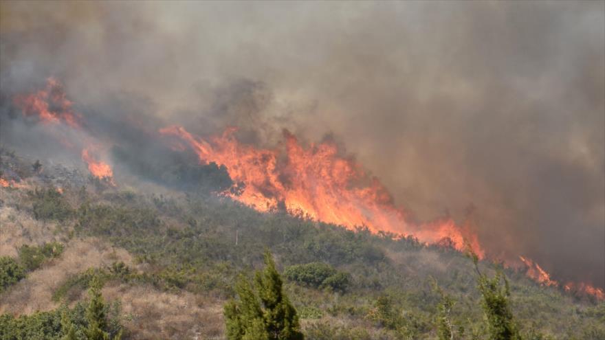 Feroces incendios forestales dejan diez muertos en EEUU