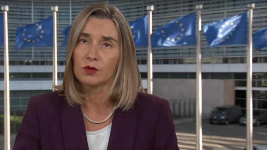 La jefa de la Política Exterior de la Unión Europea (UE), Federica Mogherini, en una entrevista concedida a la cadena PBS, 11 de octubre de 2017.