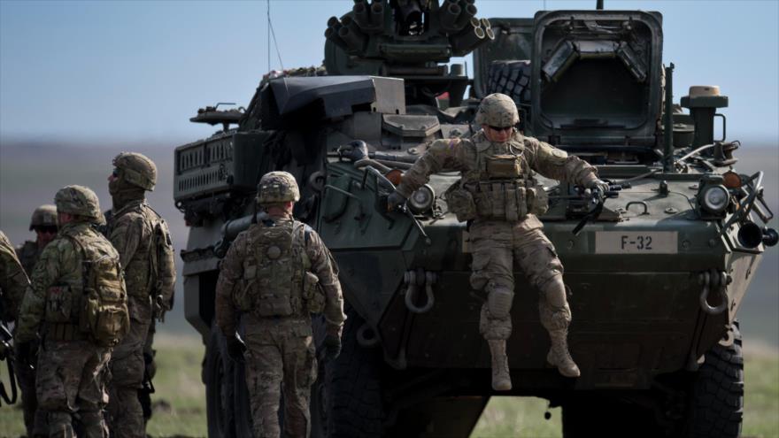 Militares estadounidenses desplegados en Polonia.