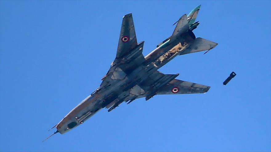 Vídeo: Rusia destruye una sede de terroristas en Idlib