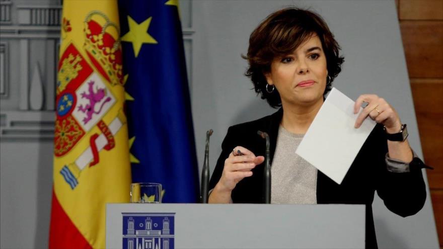 España lamenta postura de Cataluña sobre su independencia