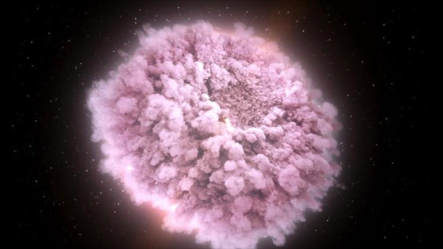 Foto: Así es la impactante colisión de dos estrellas de neutrones