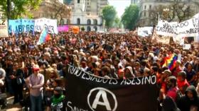 Argentinos piden justicia para el activista Santiago Maldonado