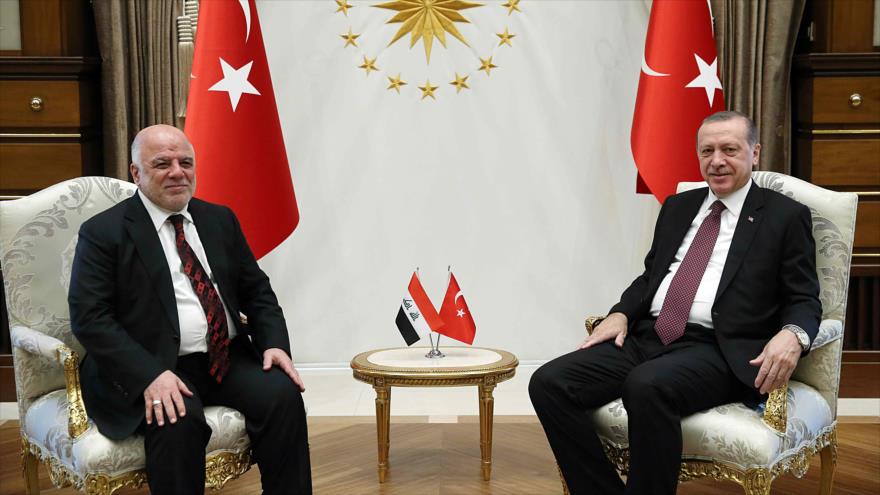 Erdogan y Al-Abadi abogan por la integridad de Irak