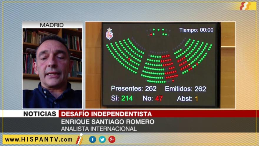 Un reclamo pacífico de independencia para Cataluña