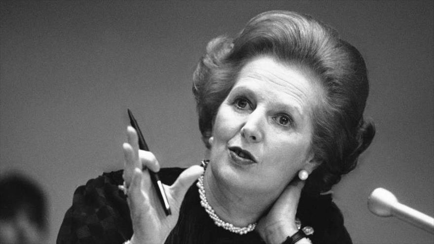 La ex primera ministra británica Margaret Thatcher.