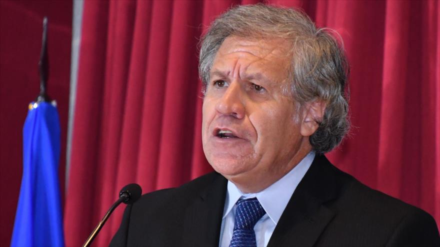 El secretario general de la OEA, Luis Almagro, habla en un foro en San José, Costa Rica, 12 de septiembre de 2017.