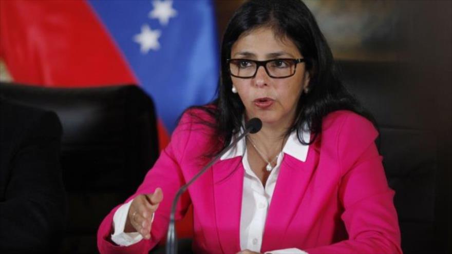 La presidenta de la Asamblea Nacional Constituyente (ANC) de Venezuela, Delcy Rodríguez.
