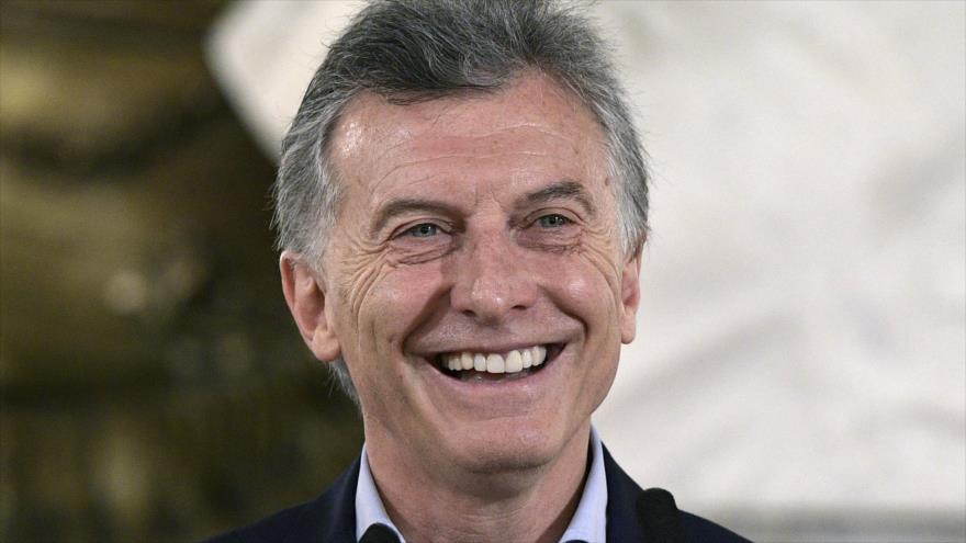 El presidente argentino, Mauricio Macri, durante una conferencia de prensa en la Casa Rosada, Buenos Aires, 23 de octubre de 2017.