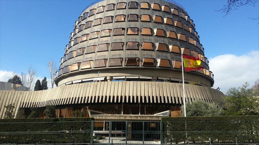 El edificio del Tribunal Constitucional español en Madrid, capital de España.
