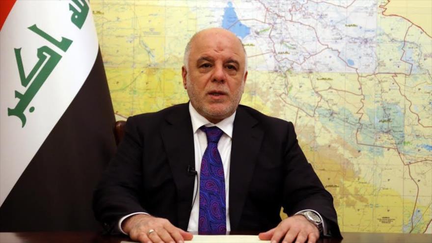 El primer ministro de Irak, Haidar al-Abadi, encabeza una reunión del gabinete, 19 de febrero de 2017.