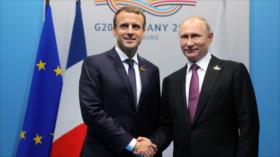 Putin y Macron apoyan pacto nuclear iraní ante amenazas de EEUU