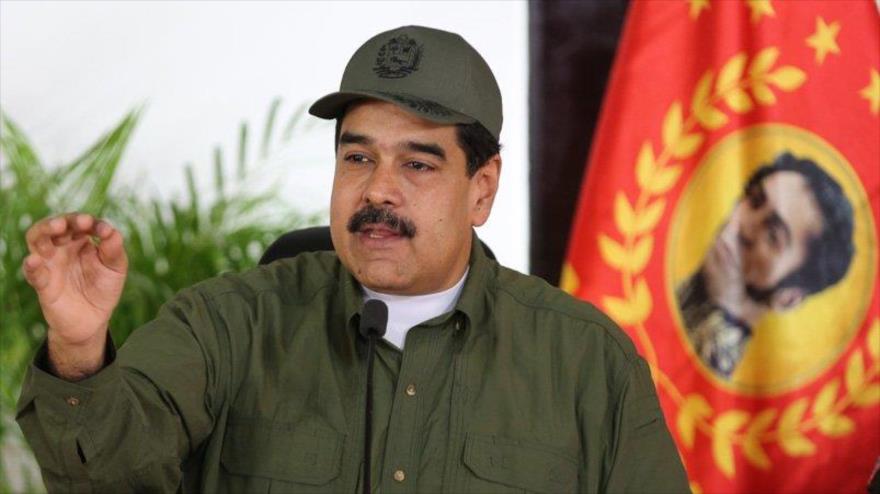 El presidente de Venezuela, Nicolás Maduro, durante un acto público en Caracas, capital venezolana, 3 de noviembre de 2017.