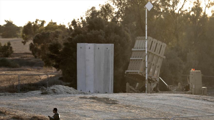Una batería del sistema antimisiles Cúpula de Hierro desplegada cerca de la Franja de Gaza, 30 de octubre de 2017.