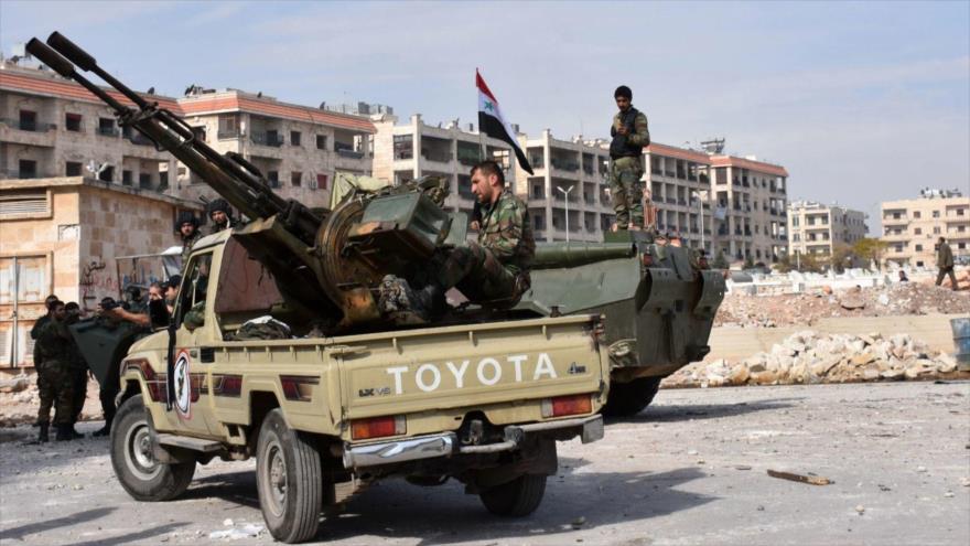 Fuerzas sirias se preparan para lanzar una operación antiterrorista en el centro del país.