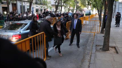 Forcadell paga 150.000 euros de fianza para salir de la prisión