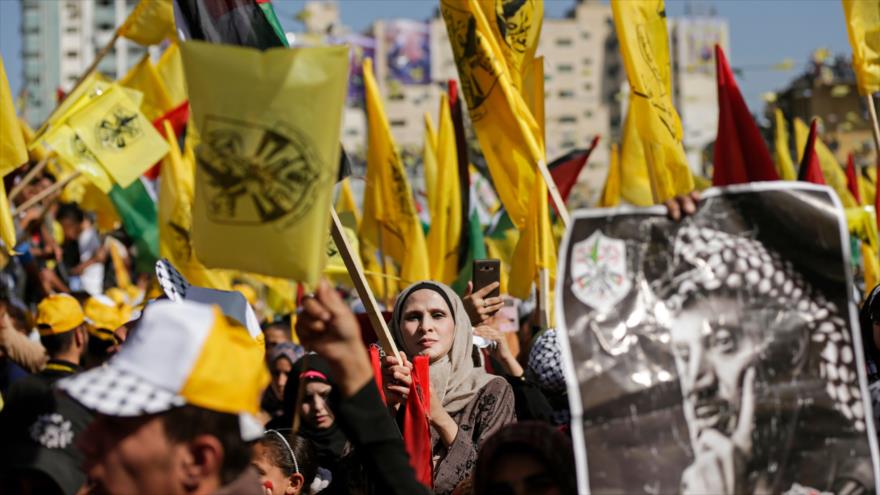Palestinos conmemoran en Gaza fallecimiento de Yaser Arafat