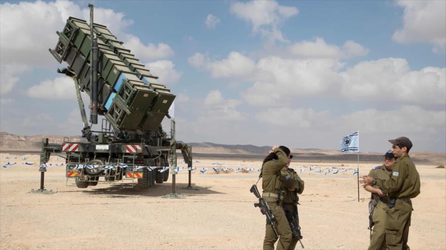 Un lanzador de misiles Patriot instalado en el norte de la ciudad de Eilat, en los territorios ocupados palestinos, 8 de noviembre de 2017.