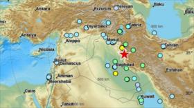 Fuerte sismo de 7,3 sacude noreste de Irak y zona fronteriza iraní