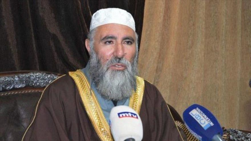 El líder del grupo terrorista del Frente Al-Nusra, Mustafa Al-Hujairi, vinculado a Al-Qaeda.