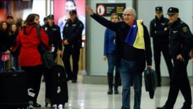 Opositor venezolano Ledezma llega a Madrid procedente de Colombia