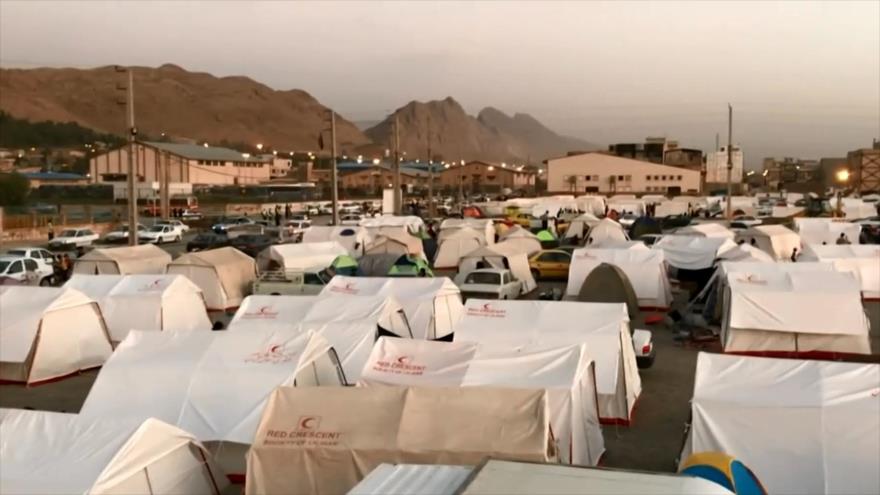 Iraníes continúan enviando ayudas a damnificados del sismo