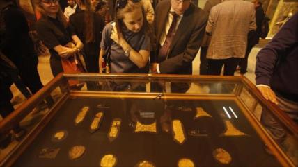 Exhiben en El Cairo piezas de la tumba de Tutankamón jamás vistas