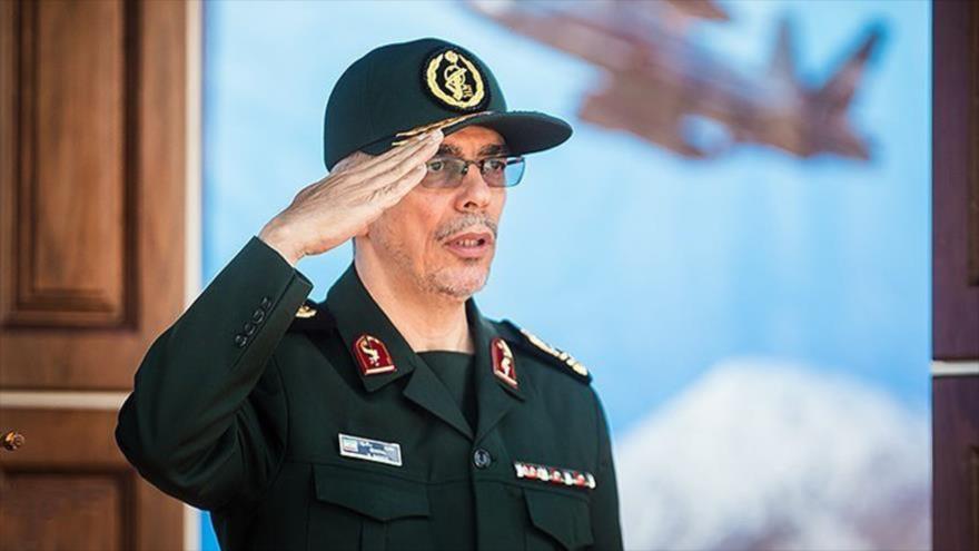 El general de división Mohamad Husein Baqeri, jefe de Estado Mayor de las Fuerzas Armadas de Irán.