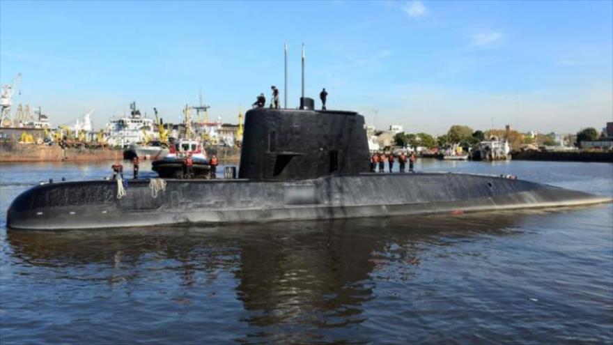 Fotografía sin fecha cedida por la Armada Argentina que muestra el submarino de la Armada desaparecido.