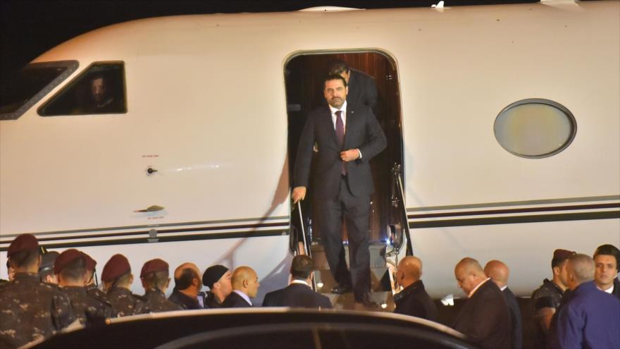 Hariri regresa a El Líbano tres semanas después de dimitir