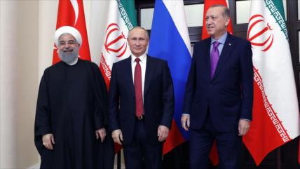 Irán, Rusia y Turquía alaban la eficacia de zonas seguras en Siria