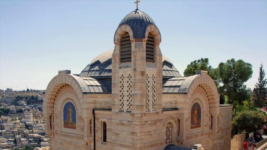 La iglesia Saint Peter, en la Ciudad Vieja de Al-Quds (Jerusalén).