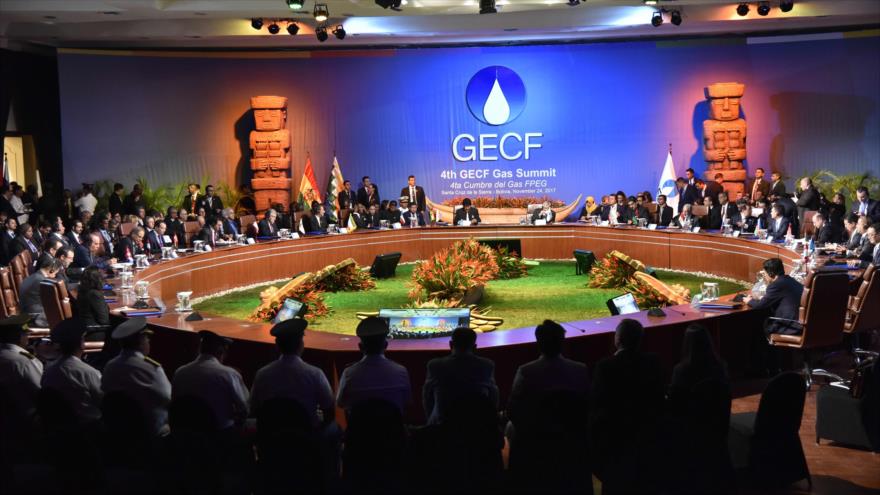 La IV cumbre del Foro de Países Exportadores de Gas (FPEG) en Santa Cruz, Bolivia, 24 de noviembre de 2017.