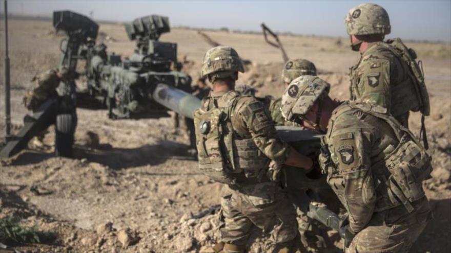 Soldados estadounidenses realizan operaciones en Afganistán, 10 de junio de 2017.