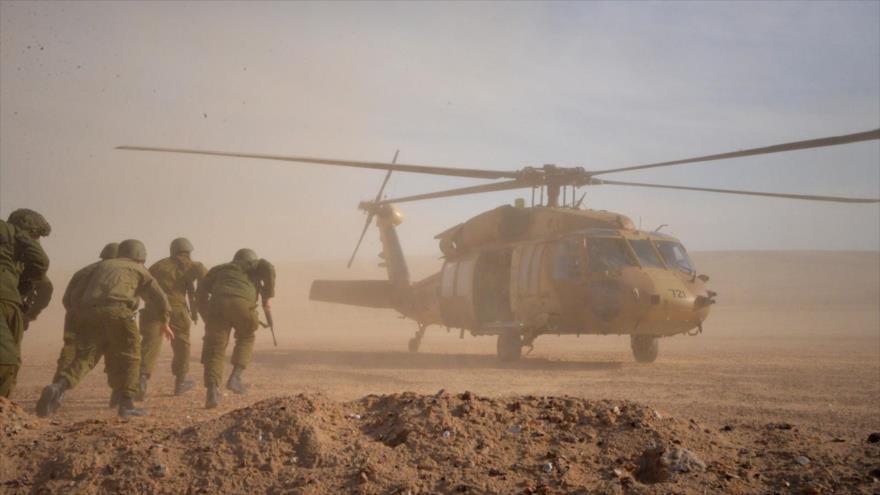 Militares israelíes participan en un ejercicio en el que simulan una guerra con Hezbolá, septiembre de 2017.