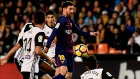 Vídeo: Messi marca un gol ‘fantasma’ contra el Valencia