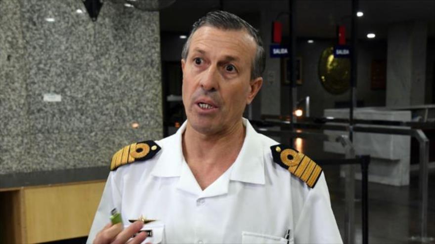 El portavoz de la Armada de Argentina, Enrique Balbi.
