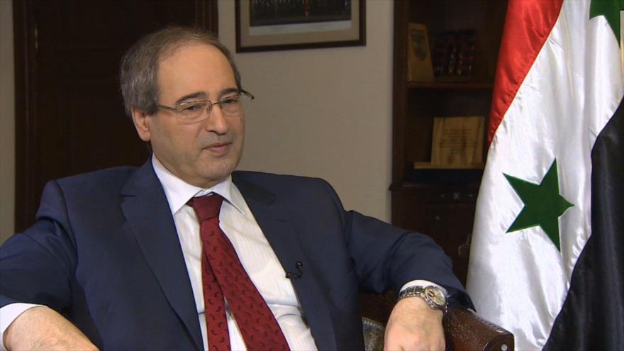 El vice ministro de Exteriores de Siria, Faisal al-Miqdad.
