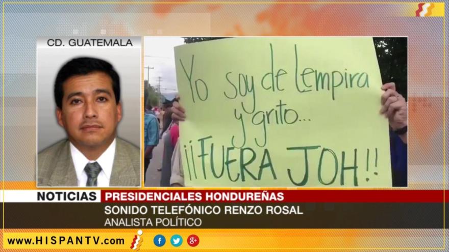 ‘Hernández manipula los votos para seguir en poder en Honduras’