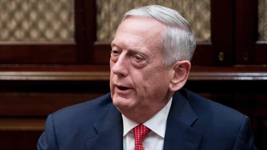 El secretario de Defensa de EE.UU., James Mattis, en la Casa Blanca, 28 de noviembre de 2017.