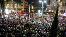 Miles de israelíes repudian corrupción de Netanyahu en Tel Aviv