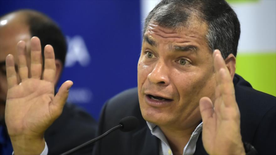 Correa advierte de que ya no hay democracia en Ecuador con Moreno
