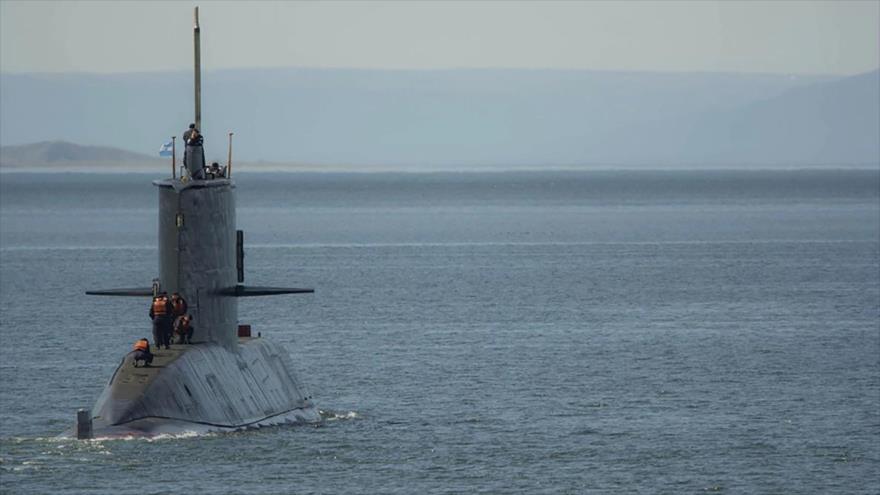 El submarino argentino ARA San Juan.